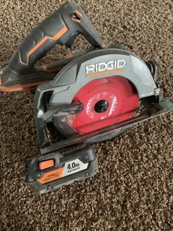 Ridgid saw