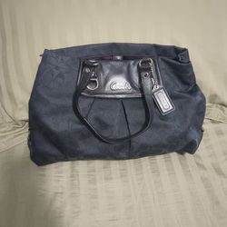 Coach Dark Grey/Silver Bag