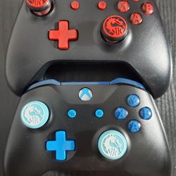 Custom Xbox One Controllers Mortal Kombat Themed