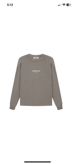Essentials Crewneck Taupe Haze