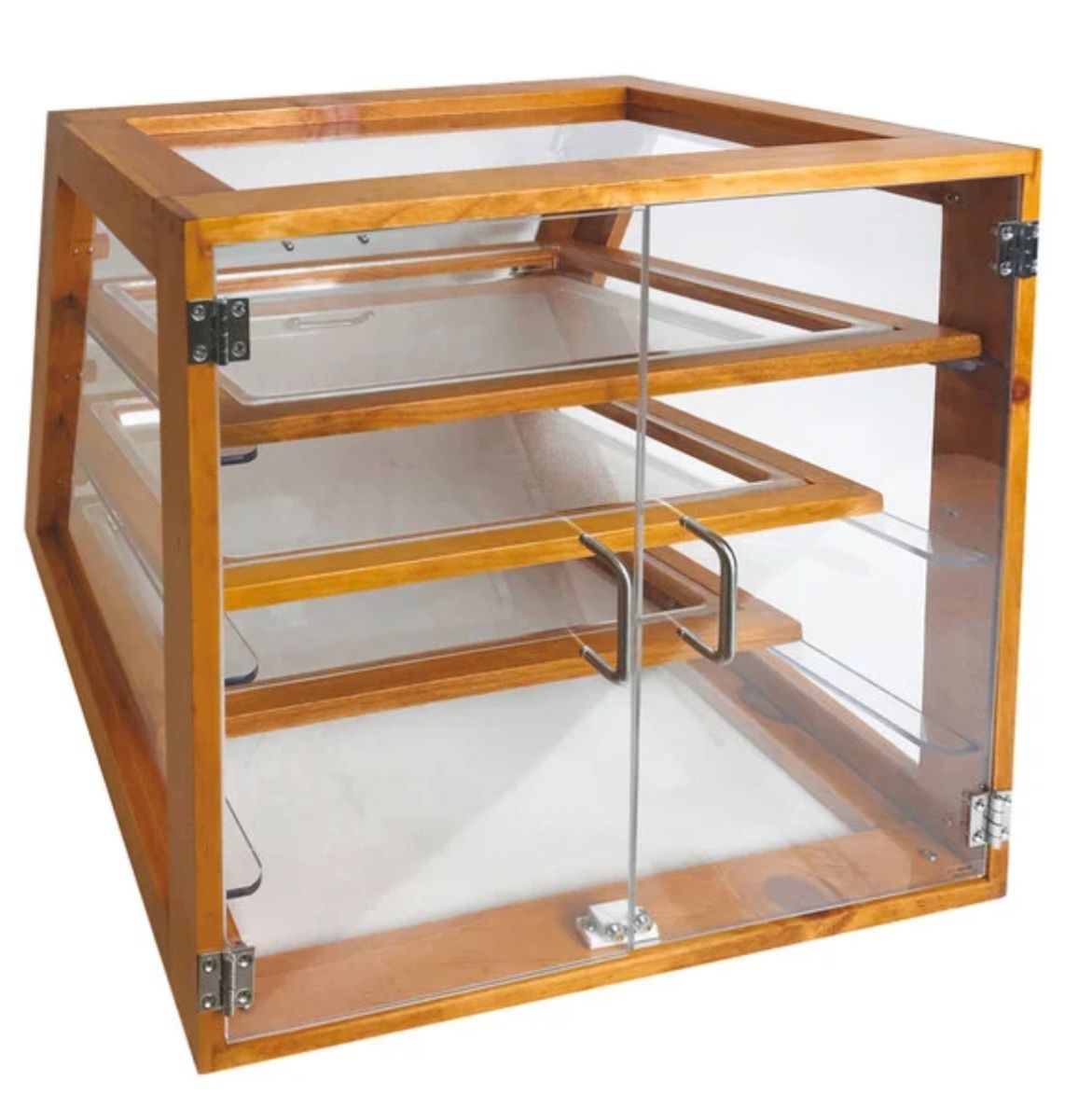 Cal Mil 3432 99 Madera Rustic Pine 3 Tier Slanted Bakery Case 21