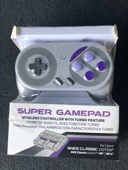 Wireless Gamepad for SNES/NES Classic Edition Wii/Wii U