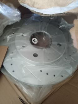 Drilled And Slotted Brake Rotors