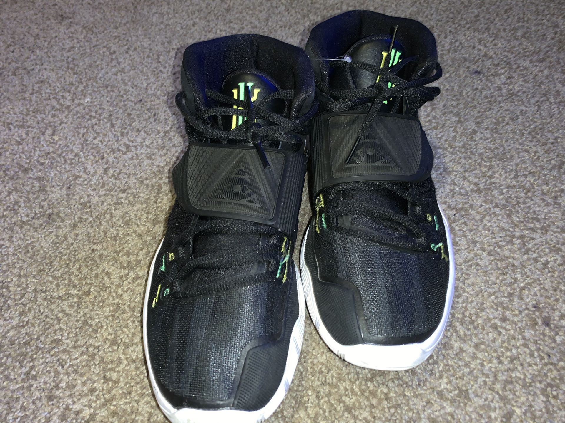 Basketball kicks kyries glow in the the dark