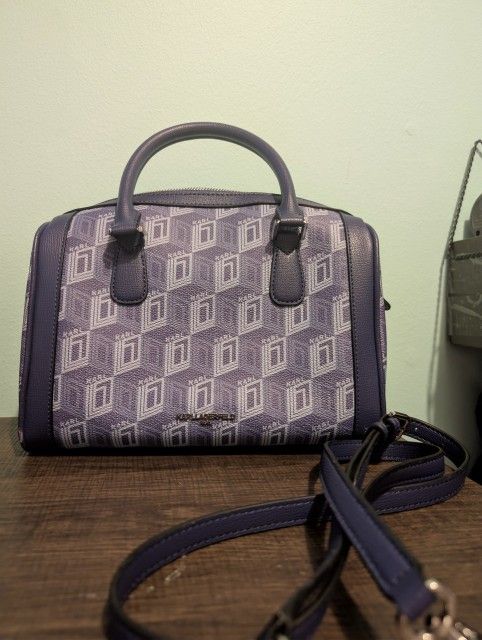 Karl Laugerfeld Adele Monogram Satchel
