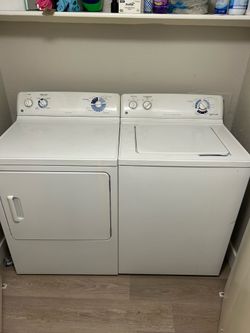 GE washer and dryer