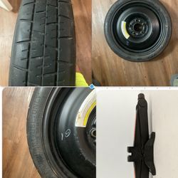 2015 Nissan Altima Spare Scissor Car Jack And Tire 