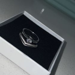  Size 7 Stackable Ring Solitaire CASH ONLY PLS