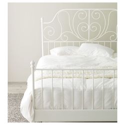 White Metal Bed Frame