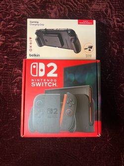 Nintendo Switch 2 + Belkin Charging Grip