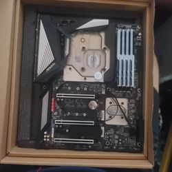 Gigabyte X570 Aorus Master  With AMD 5900x, 32GB 3600MHz G.skill Trident Z RGB, EK Quantum Momentum Waterblock, EK Momentum Chipset