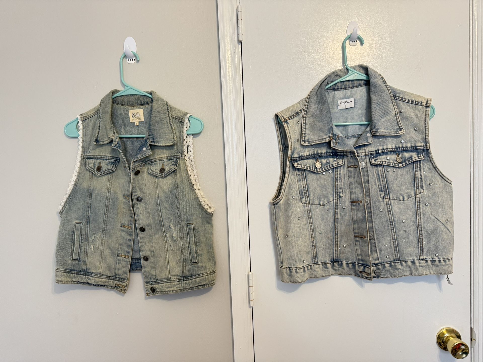 Denim Vest Size Large
