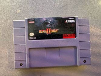 UNTESTED! Acclaim Mortal Kombat II SNES NTSC-U/C Fighting Martial Arts 1994 MA-13