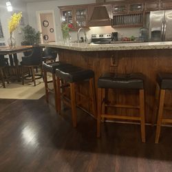 Wood Counter Stools 