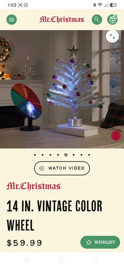 Mr. Christmas 14 In. Vintage Color Wheel