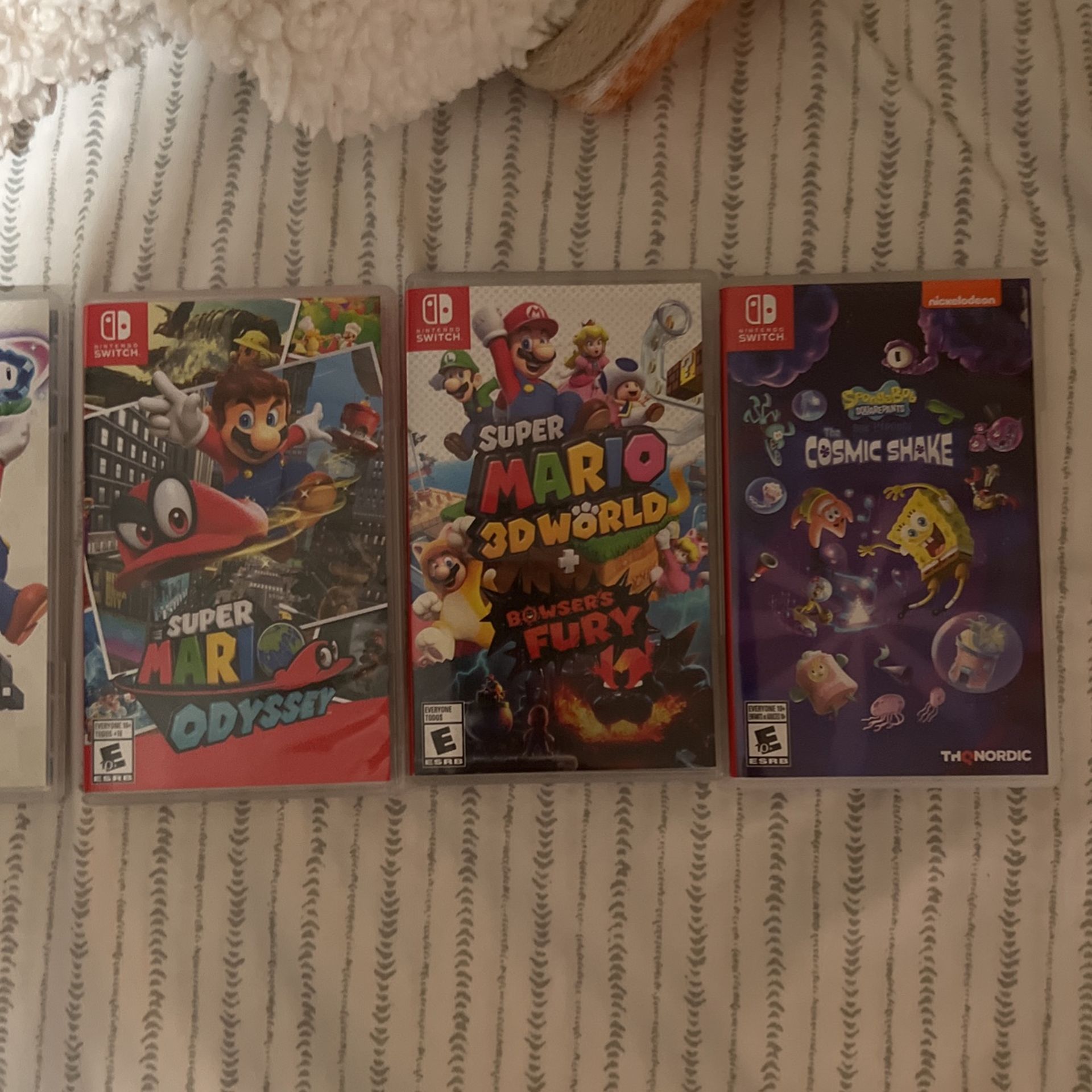 All In Perfect Condition Will Trade Or Sell $50 For Mario’s and $25 For SpongeBob