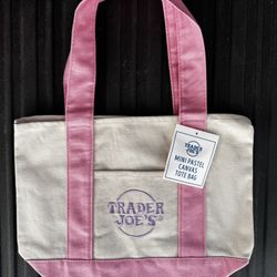 Trader Joe’s Mini Tote Pink