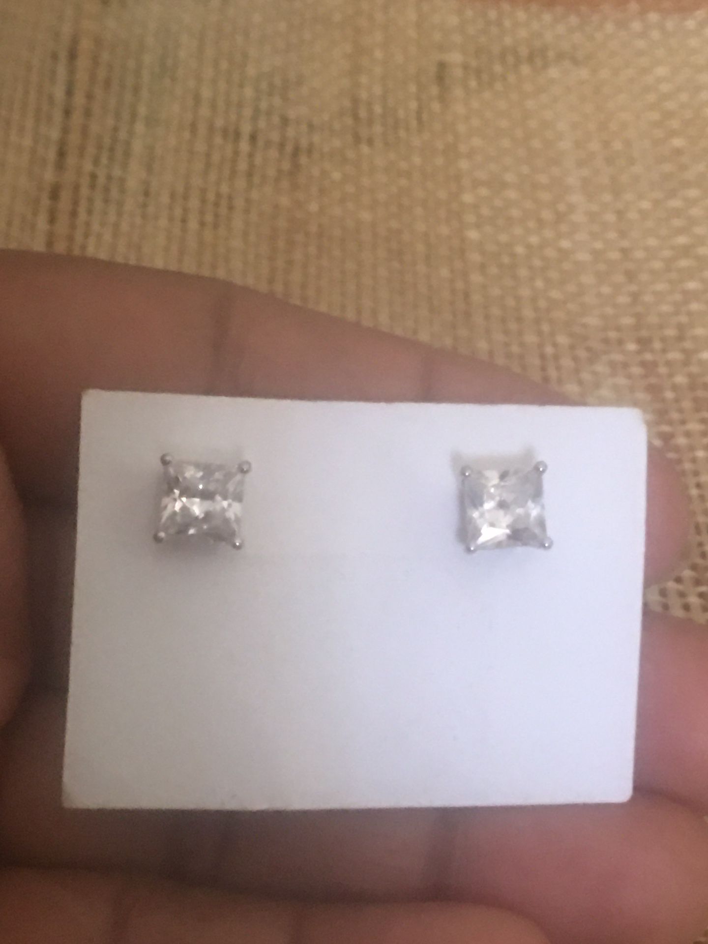 Stud earrings 925 silver