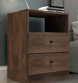 Two Drawer Oak Nightstand ( 2 Of Them)