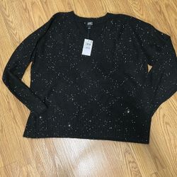 Large Black Blouse