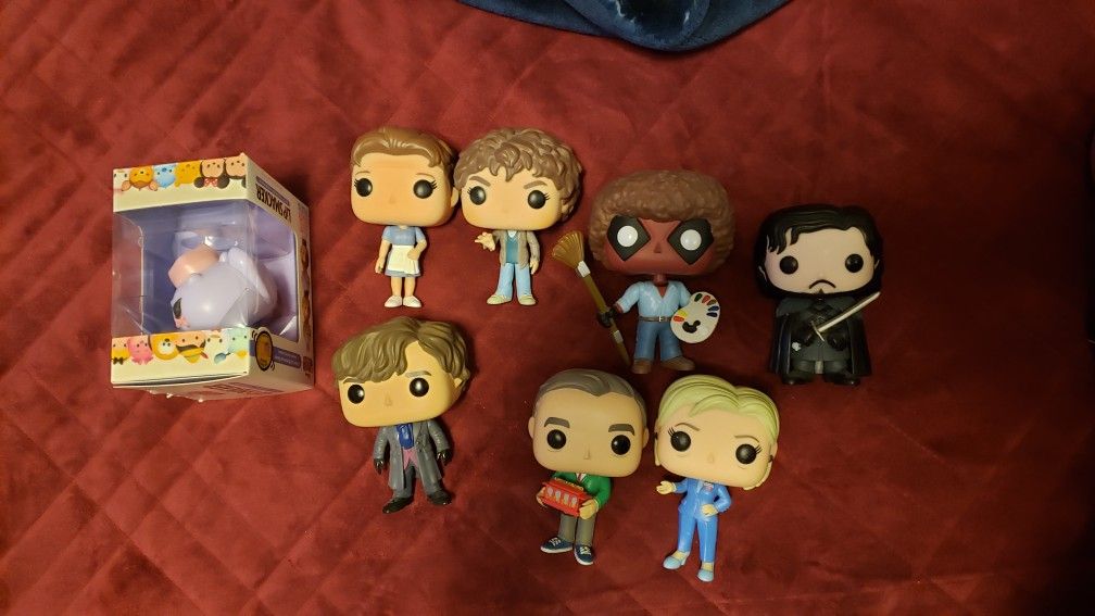 Pop Figures And Eeyore Tsum Tsum