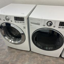 LG Front Load Washer And Gas Dryer 