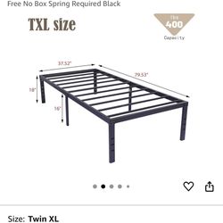 Twin Bed frame - white Brand New 
