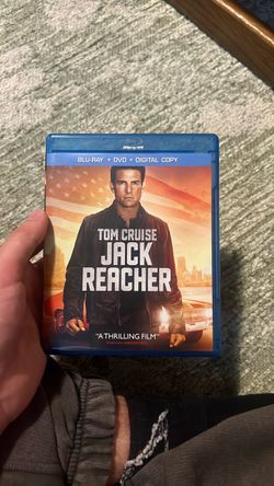 Tom Cruise Jack Reacher Movie Blue ray + DVD