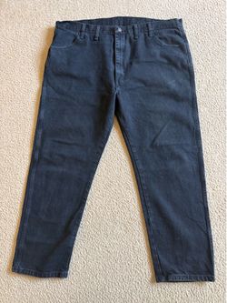 Rustler, Black denim, size 44x30