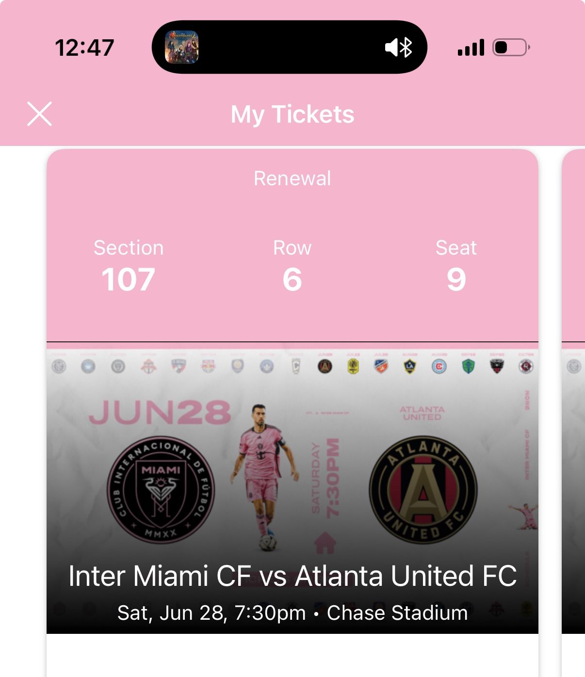 InterMiami June 28 Game 2 Tickets