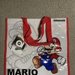 Official Nintendo Super Mario Reusable Tote Bags, 2011 Collectible Accessories