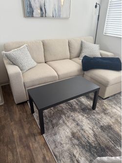 Black coffee table