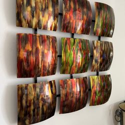 Pieza Decorativa 26”X26”. En Metal (nueva)