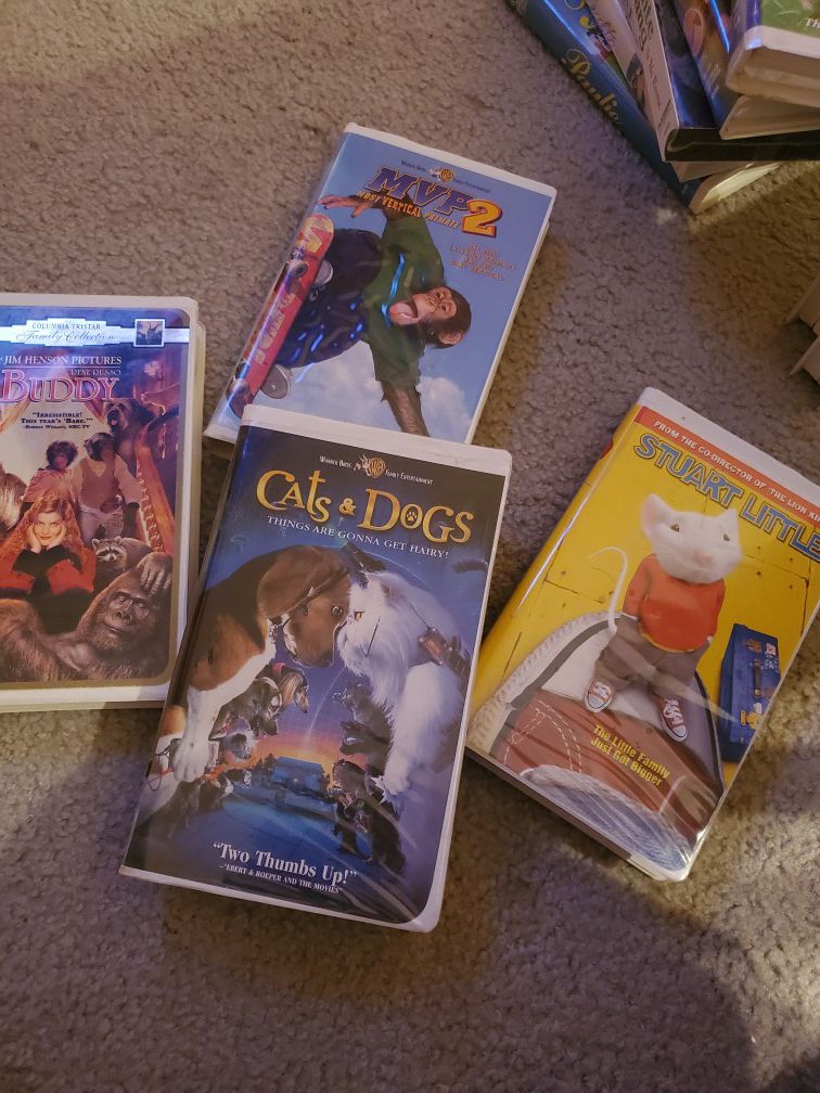 Movie's DVDS and VHS