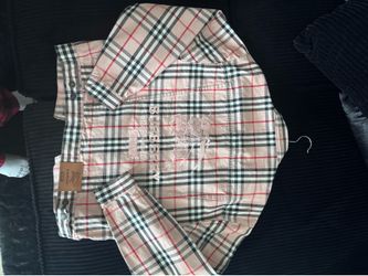 Burberry x Supreme Pink plaid men’s jacket