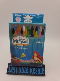 National Design The Little Mermaid 24 Pack Crayons - Brand New Factory Sealed -
