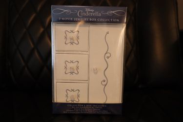 Disney Cinderella 3 Movie DVD/Blu Ray Set Jewelry Box Collection