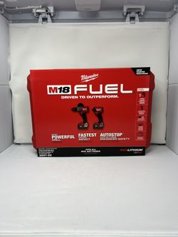 Milwaukee M18 FUEL 18V Brushless Cordless Hammer Drill and Impact Driver Combo Kit