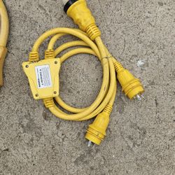 Two 30 Amp Too 50 Amp Power  Adapter 