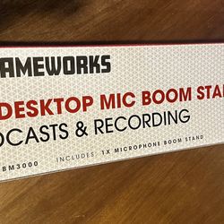 Gator Professional Broadcast Boom Mic Stand