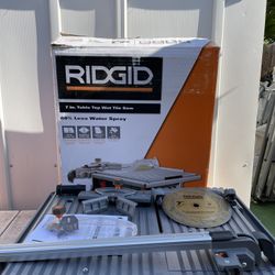 RIDGID 6.5 Amp Corded 7 in. Table Top Wet Tile Saw