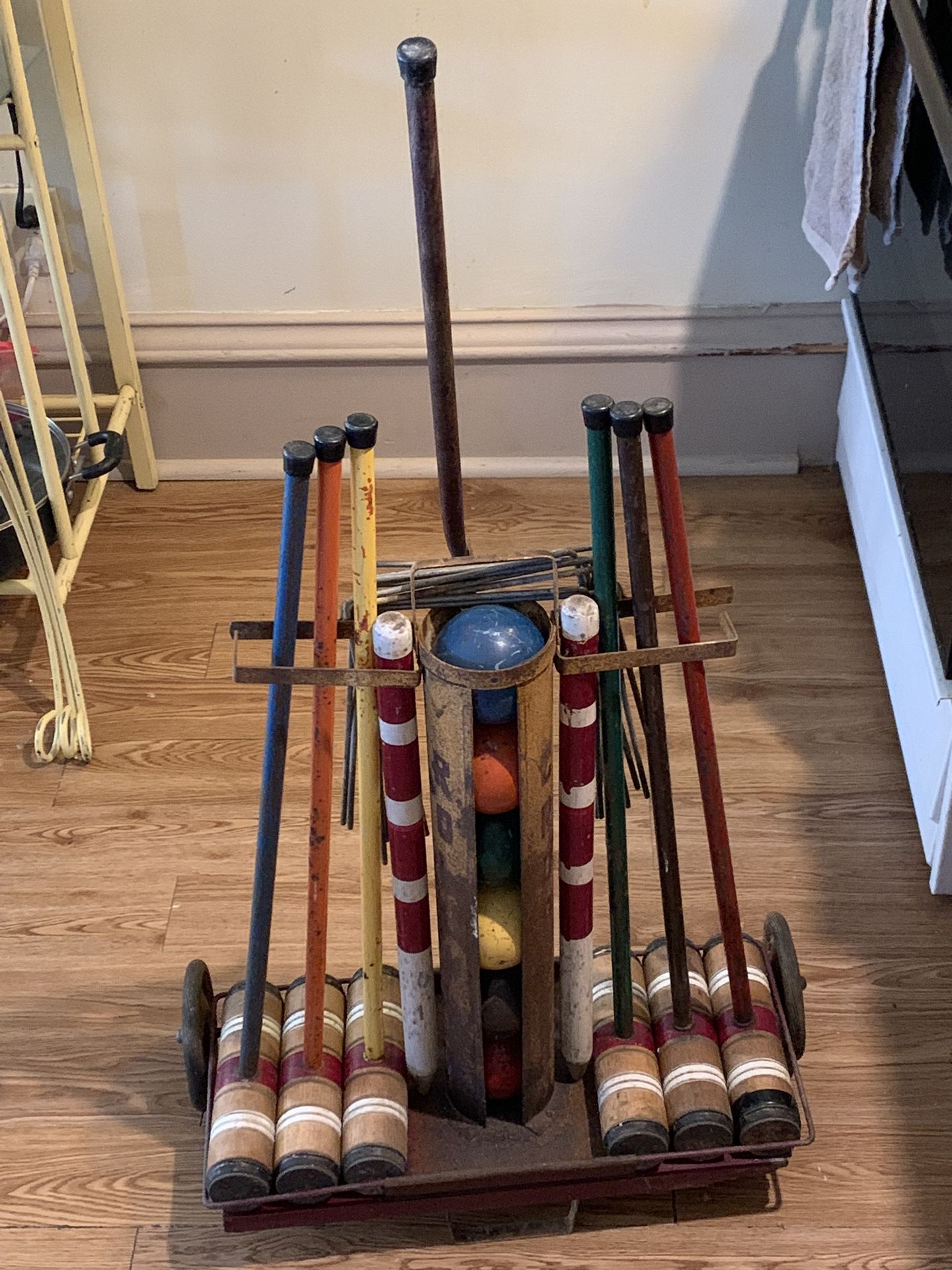 Vintage Bollway Croquet Set - Complete