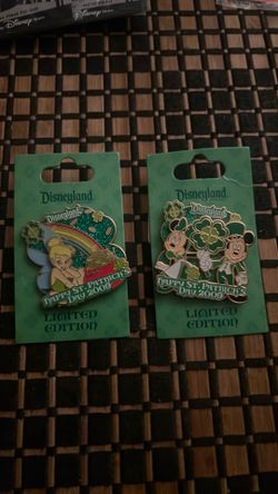 Disneyland St Patrick’s Day Pins