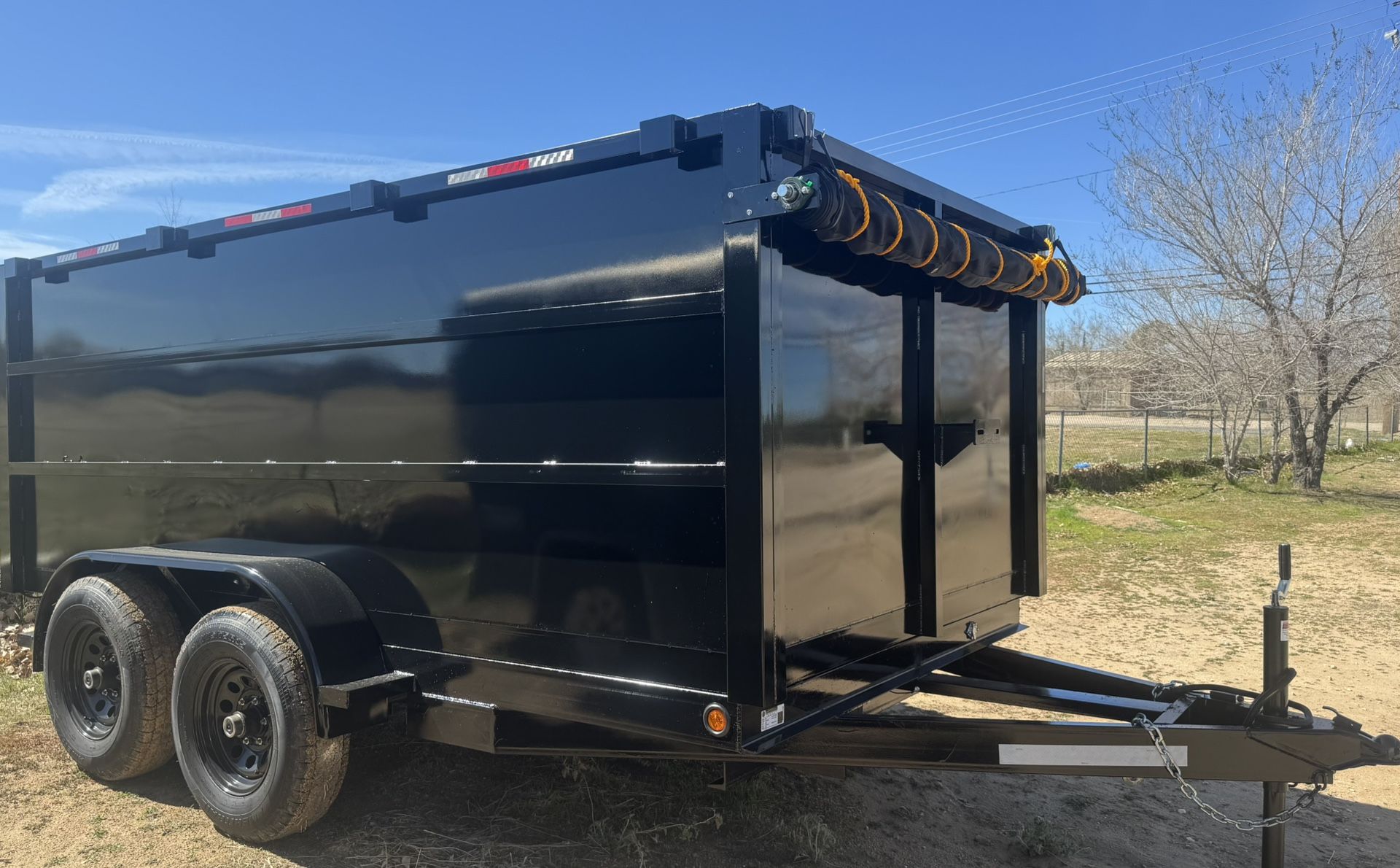 New 8x4x12 Hydraulic Dump Trailer