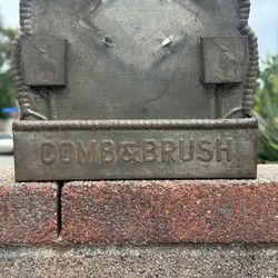 Hair today, gone tomorrow: Antique Victorian Embossed Tin Vanity Hair Station: