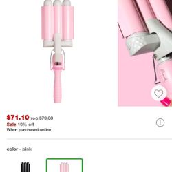 Mermade Pro Hair Waver Pink