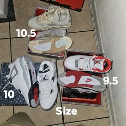 Jordan Retro 4 Size 10 O 9.5 