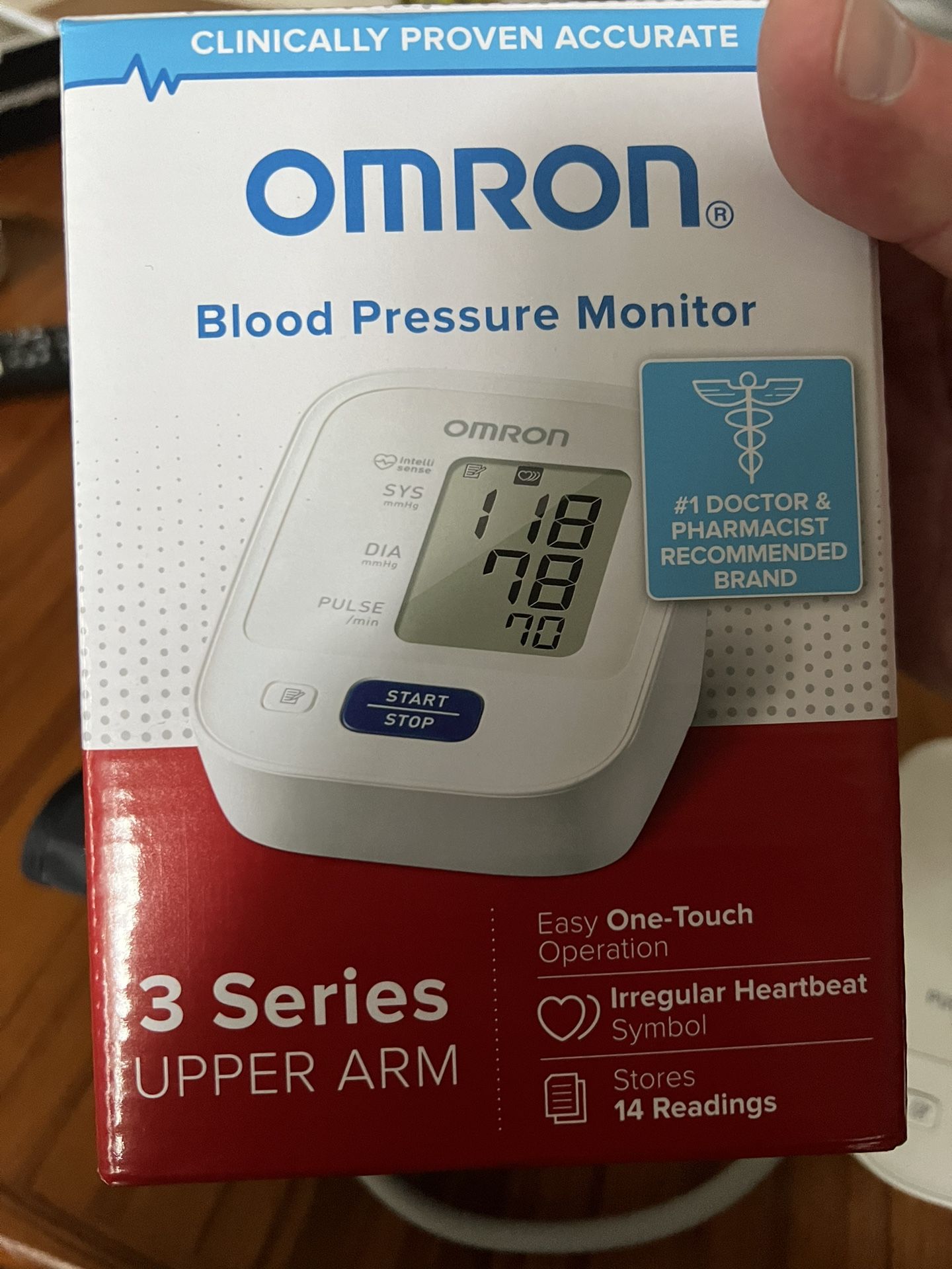 OMRON 3 Series Upper Arm Blood Pressure Monitor BP7100 NEW IN BOX - health  and beauty - by owner - household sale 