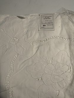 NEW 100% COTTON 60X138” TABLECLOTH