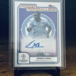 Jeremy Doku Auto- Prized Footballers- Manchester City 
